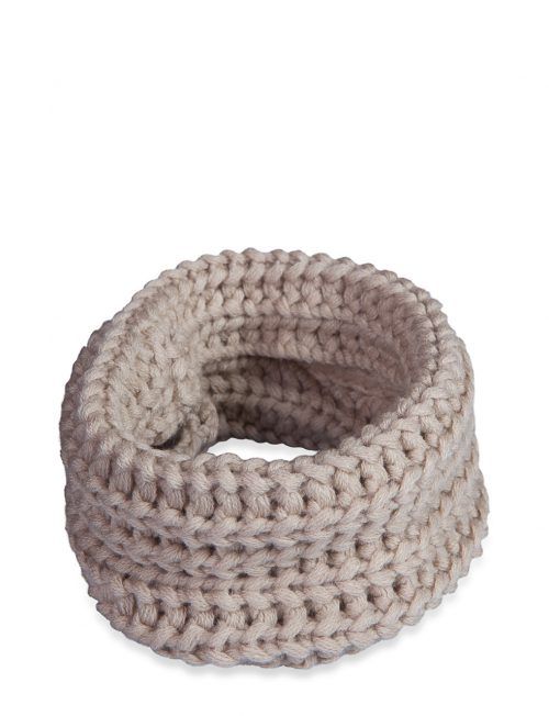 Infinity dog Scarf Oatmeal by Fab Dog