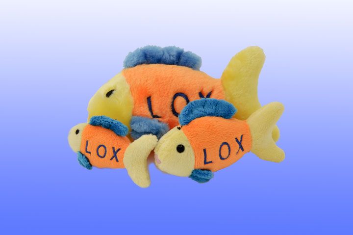 Lox_Fish Toy Chewish dog squeaker toy