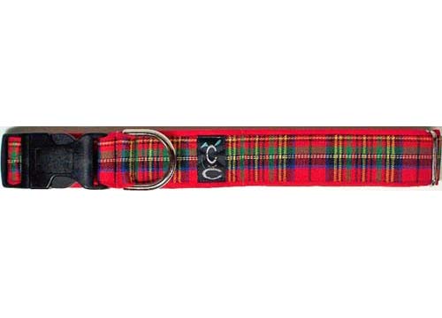 Cutie-Collar-Royal Tartan Plaid Dog Collar