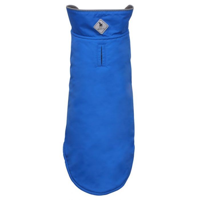 nylon dog jacket coat blue by worthy dog