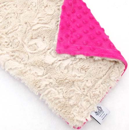 beige-pink-dots-dog-binkey-blanket