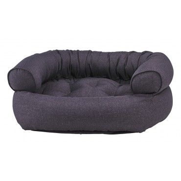 grape double donut dog bed