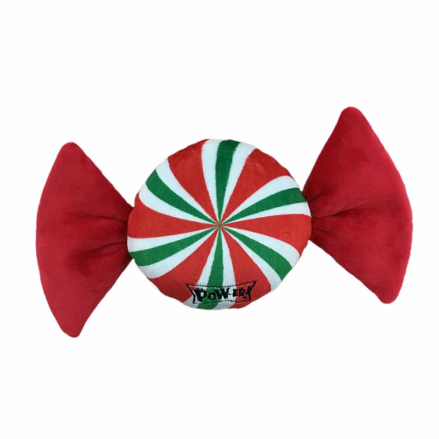 lulubelles-red-twisted-mint dog toy