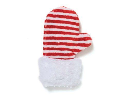 mitten dog toy