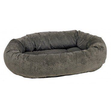 pewter-bones donut dog bed