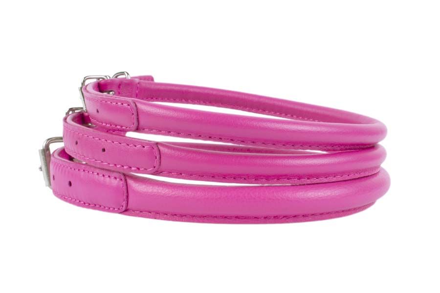 rolled-leather-dog-collar-pink