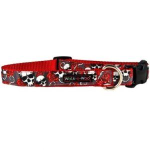 walk-e-woo-skulls-n-roses-dog-collar