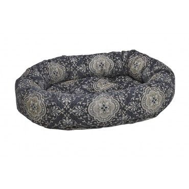sussex-jacquard donut dog bed