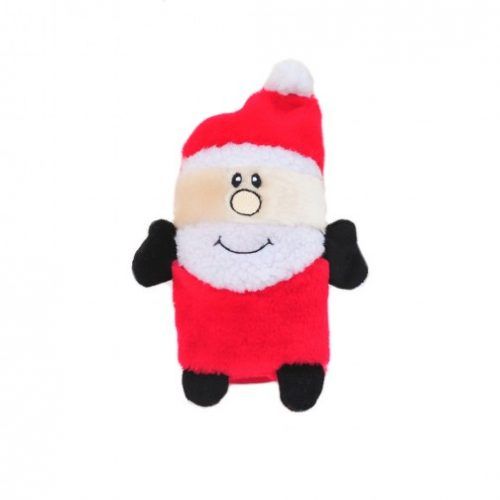 zippypaws colossal buddies santa dog squeaker toy