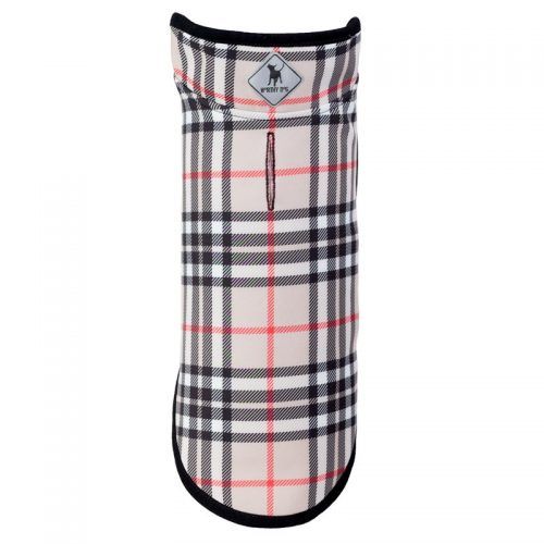Worthy Dog Softshell Jacket Tan Plaid