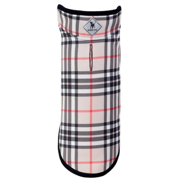 Worthy Dog Softshell Jacket Tan Plaid