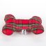creature comfort plaid christmas dog bone soft