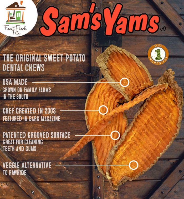 Sam's Yams Sweet Potato Dog Chewz - Bichon Fries 9oz - Image 4