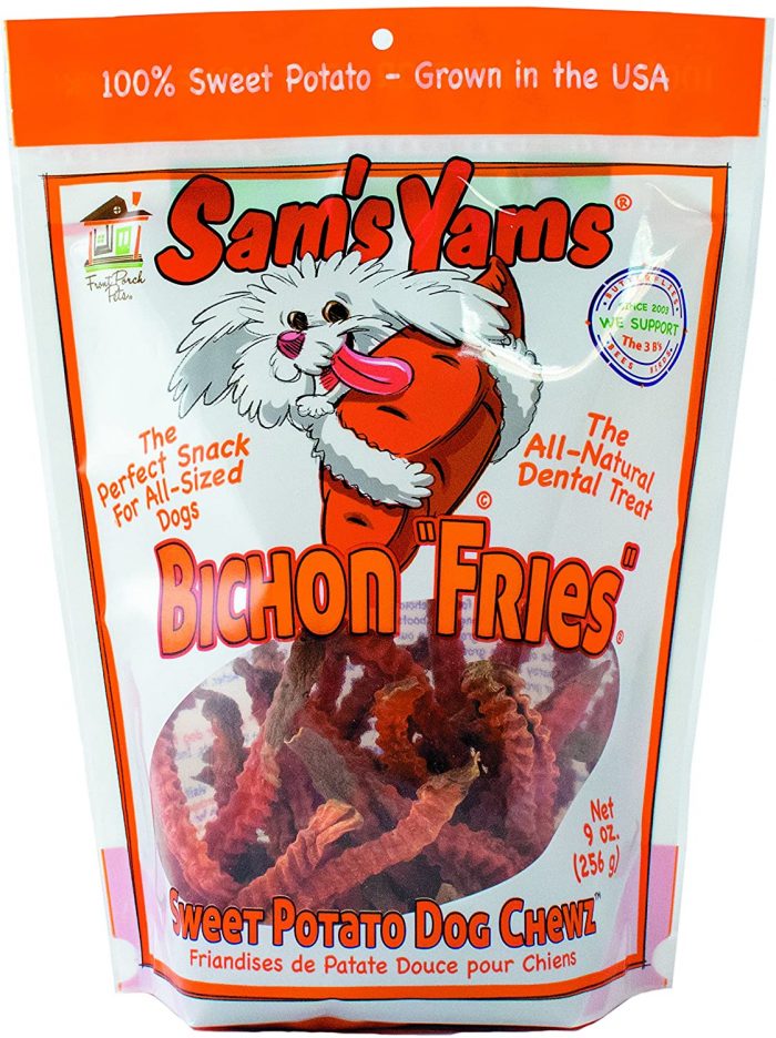 Sam's Yams Sweet Potato Dog Chewz - Bichon Fries 9oz